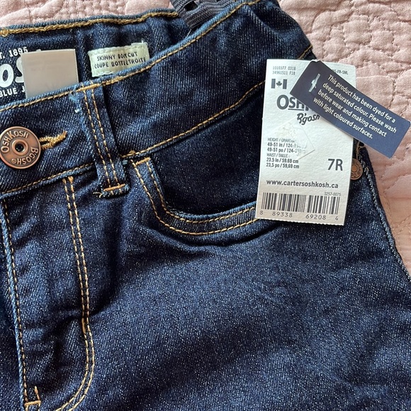 Size 7 jeans girls Oshkosh - Picture 2 of 2